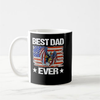 Mug Fête des pères Meilleur Papa Jamais Avec Drapeau A