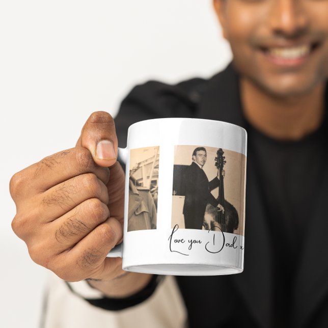 Mug Fête des pères Photo Collage Aimer You Papa (Créateur téléchargé)