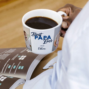 Mug Fête des pères photo moderne Best Papa Ever