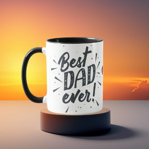 Mug Fête des pères photo moderne de Best Dad Ever