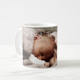 Mug Fête des pères Votre Photo Meilleure 1ère Fois Pap