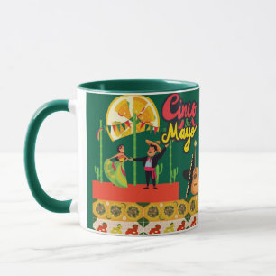 Mug Fête Desert Bloom Fiesta vert forêt