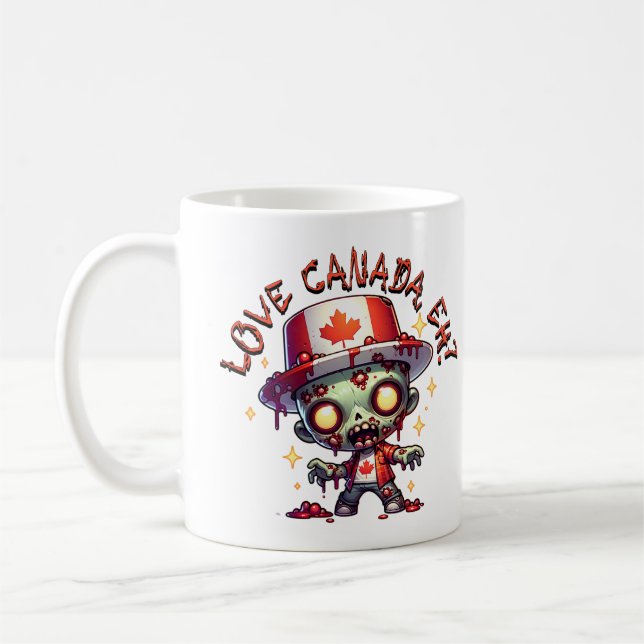 Mug Fête du Canada zombie (Gauche)