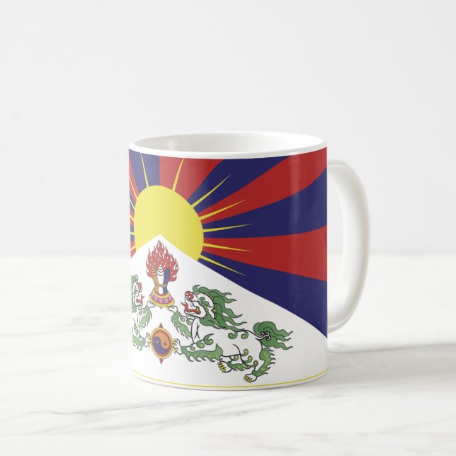 Mug Fête du Drapeau Tibet / Himalaya (Devant droit)