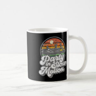 Mug Fête en mouvement lent Rétro drôle bateau ponton B