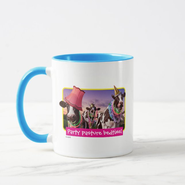 Mug Fête jusqu'à ce que les vaches rentrent chez elles (Gauche)