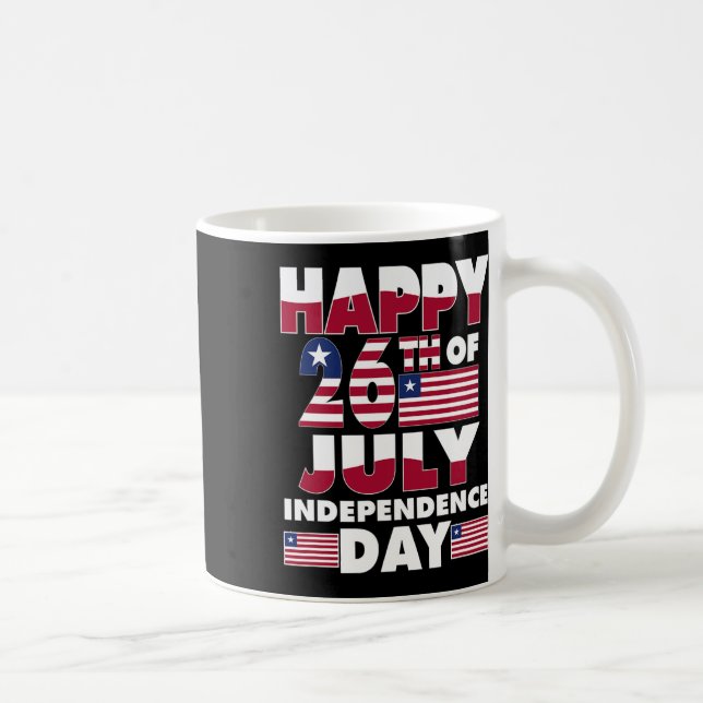 Mug Fête nationale de l'Indépendance Love Liberia Drap (Droite)