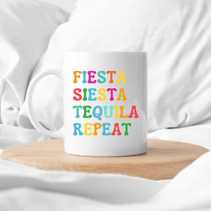 Mug Fête Sieste Téquila Répète