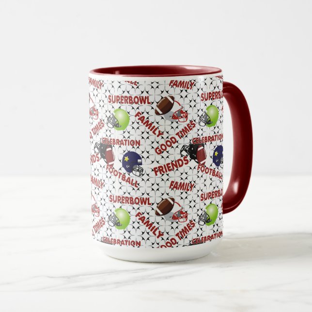 Mug Fêter le temps du football américain (Devant droit)
