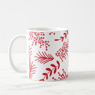 Mug Fêtes de Noël des botaniques florales
