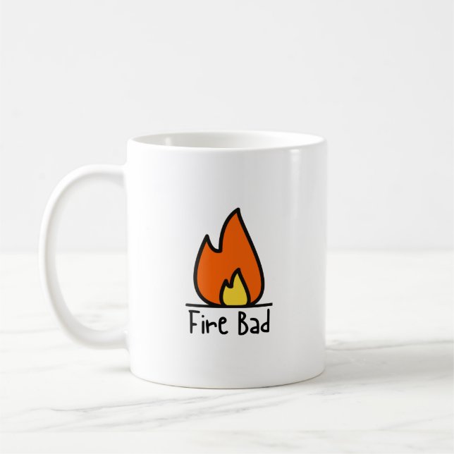 Mug Feu Arbre Mauvais Plutôt (Gauche)