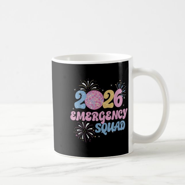 Mug Feu de boule de disco de l'équipe d'urgence de la  (Droite)