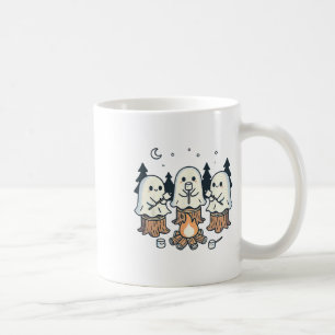 Mug Feu de feu de camp Fantôme Éffrayant Marshmallow H