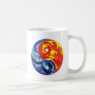 Mug Feu et glace Yin-Yang