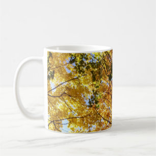 Mug Feuillage de automne jaune et vert