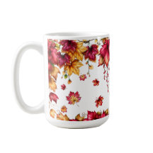 Feuillage d'érable d'automne – Tapisserie de style