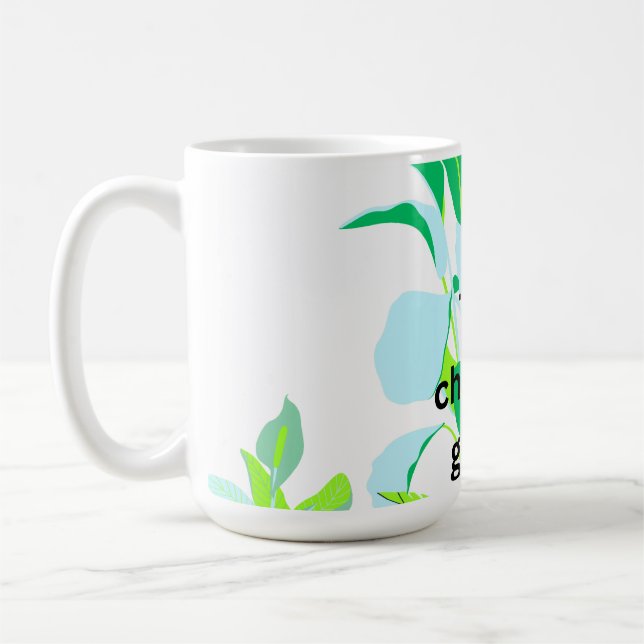 Mug Feuille botanique moderne  (Gauche)