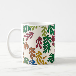 Mug Feuille coloré, style de MAtisse