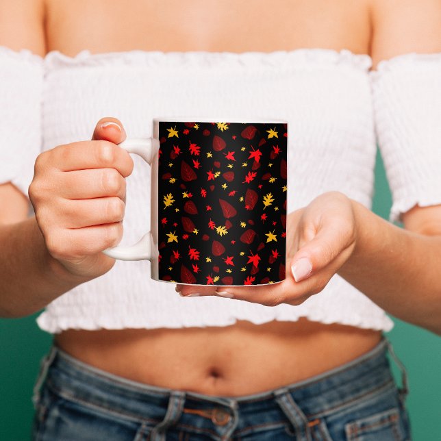 Mug feuille colorée (Créateur téléchargé)