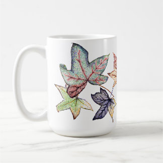 Mug Feuille d'arbre de gomme en automne