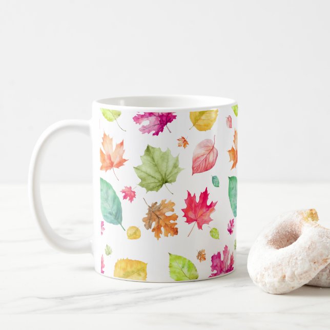 Mug Feuille d'automne (Avec donut)