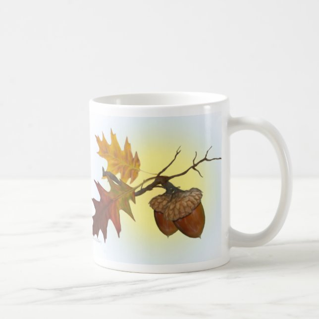 Mug Feuille de gland et de chêne (Droite)