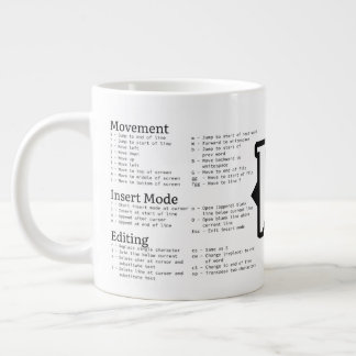 Mug feuille de triche VIM