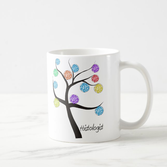 Mug Feuille microscopique de cellules de conception (Droite)