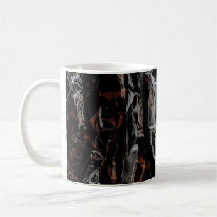 Mug feuilles Brown et blancs séchés