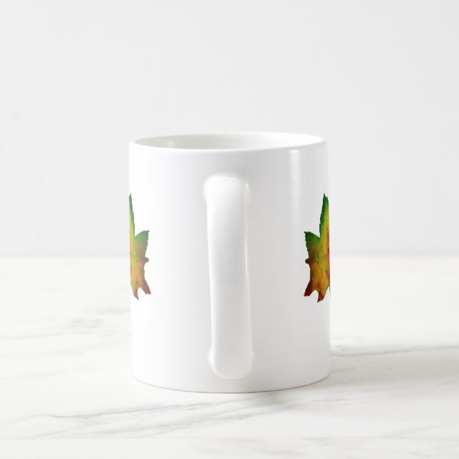 Mug Feuilles d'automne (Poignée)