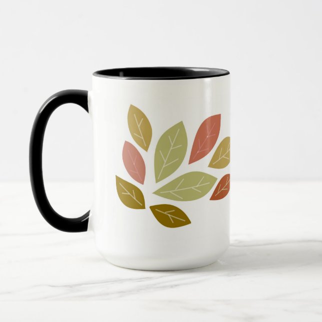 Mug Feuilles d'automne venteuses (Gauche)