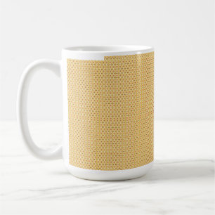 Mug Feuilles de papier d'emballage jaune, orange et ma