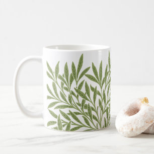 Mug Feuilles de saule victoriennes vintage par William