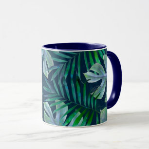 Mug Feuilles tropicaux de nuit