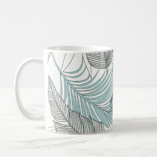 Mug Feuilles tropicaux : une tendance transparente
