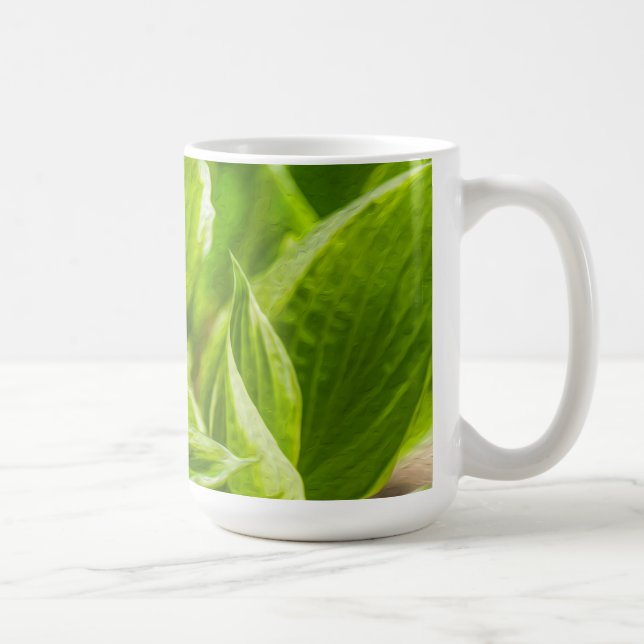 Mug Feuilles verts Hosta (Droite)