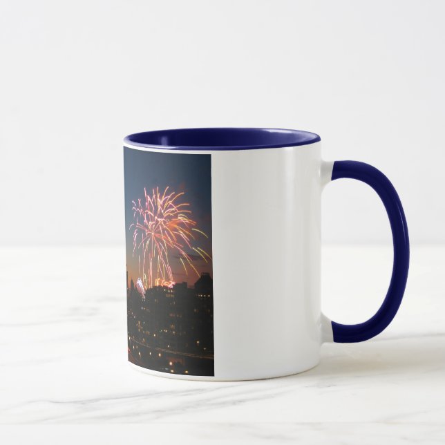 Mug Feux d'artifice de pont de Brooklyn (Droite)