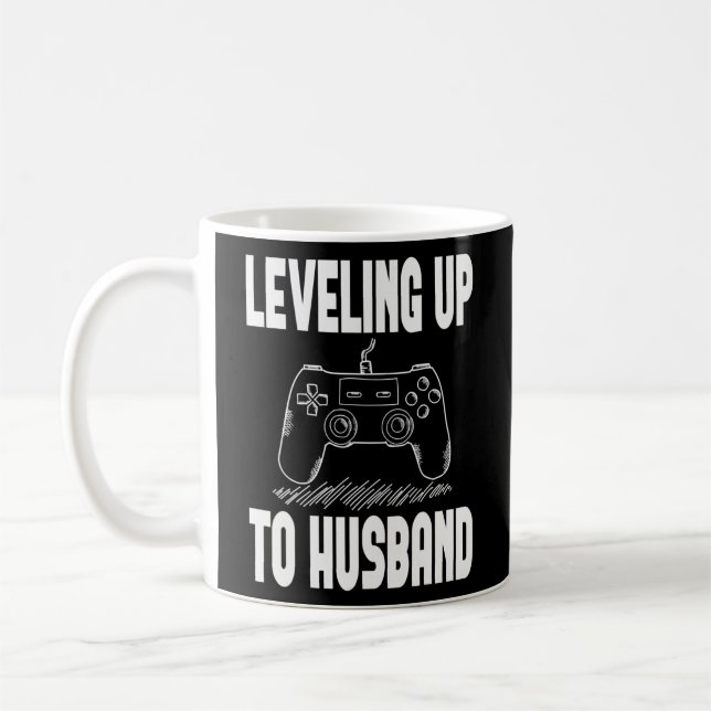 Mug Fiançailles pour les amateurs de jeux vidéo de gro (Gauche)