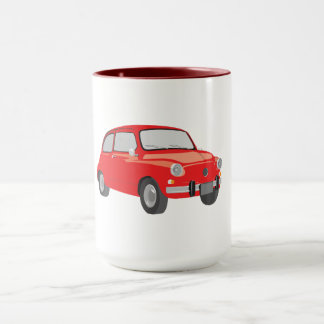 Mug Fiat rouge 500