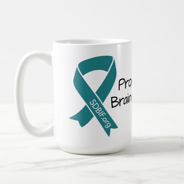 Mug Fier ami du cerveau Récupération des blessures Caf (Gauche)