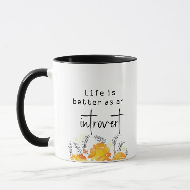 Mug Fier d'être introverti ! (Gauche)