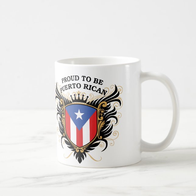 Mug Fier d'être portoricain (Droite)