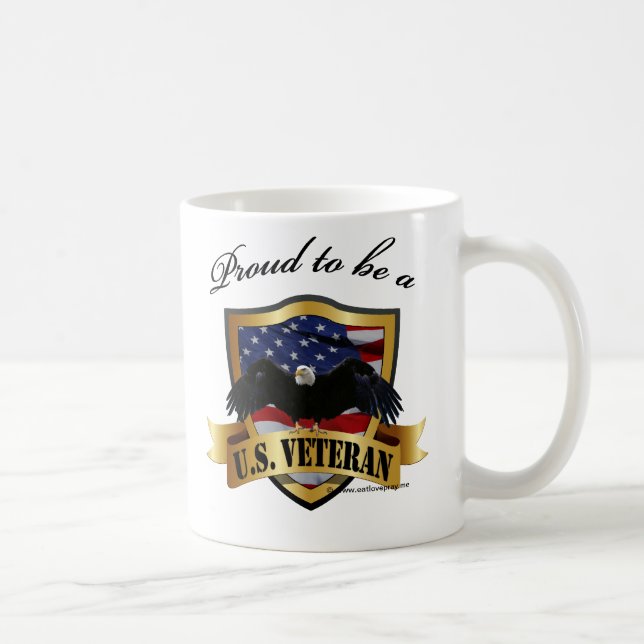 Mug Fier d'être un vétéran des États-Unis (Droite)