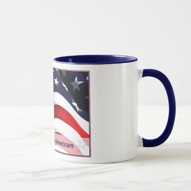 Mug Fier d'être une boue américaine (Droite)