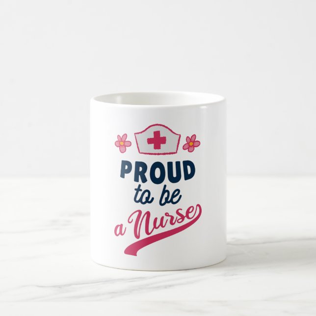 Mug Fier d'être une infirmière (Centre)