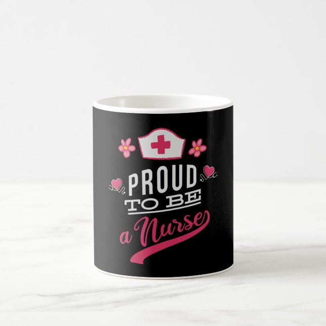 Mug Fier d'être une infirmière (Centre)