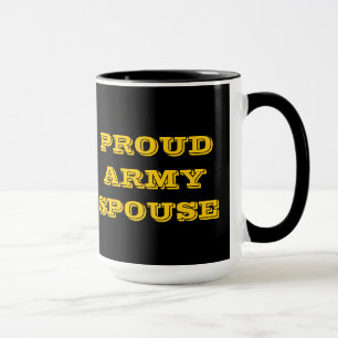 Mug Fier Épouse De L'Armée
