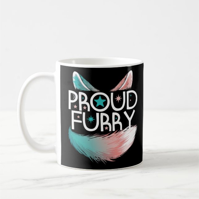 Mug Fier Furry Fandom Furries Tails Oreilles Furry Per (Gauche)