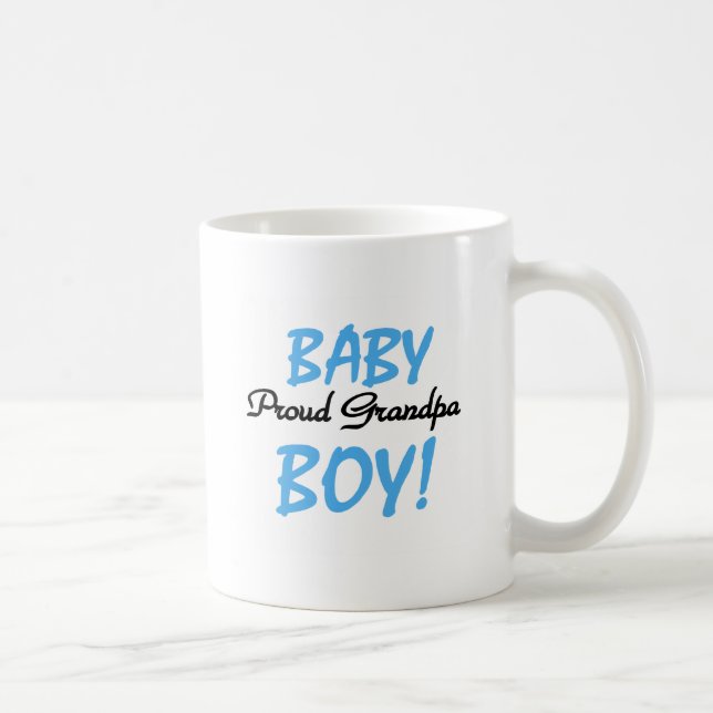 Mug Fier Grand-Père Baby Boy Tshirts et cadeaux (Droite)