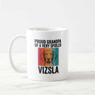 Mug Fier grand-père Vizsla conception vintage amateur